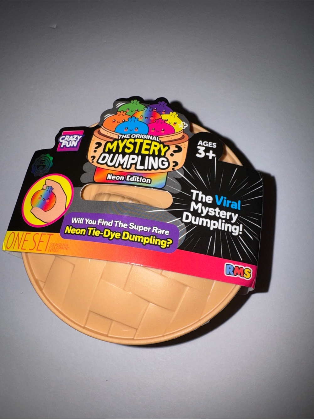 RMS Beauty Mystery Dumpling Neon Edition Toy - Black, Yellow, Pink, Blue
